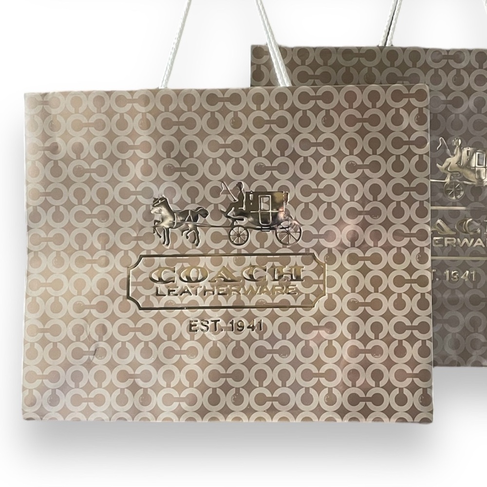 ★ Pair of COACH Carrier Shopping Bags ★